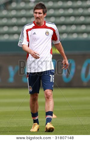 CARSON, CA. - 10 Nisan: Chivas USA M Sacha Kljestan #16 Chivas USA vs New York Red Bulls önce