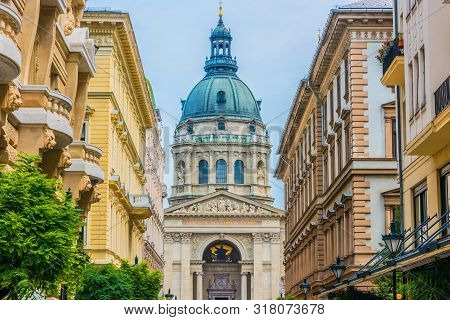 Architecture Of Zrinyi Utca In Budapest, Hungary