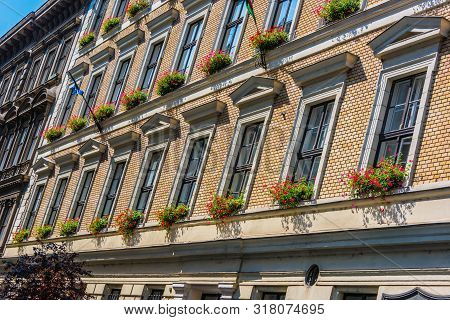 Historic Architecture Of Downtown Budapest, Hungary