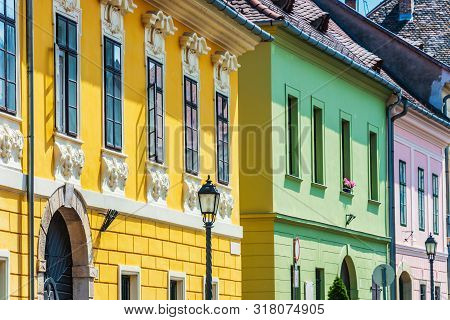 Historic Architecture Of Downtown Budapest In Hungary