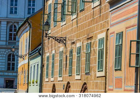Historic Architecture Of Downtown Budapest In Hungary