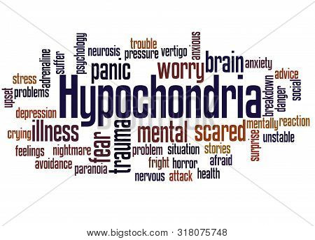 Hypochondria Fear Of Illness Word Cloud Concept