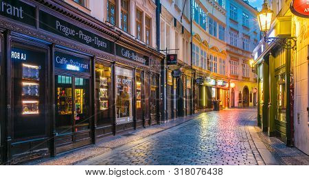 Historic Architecture Of Downtown Prague, Czech Republic