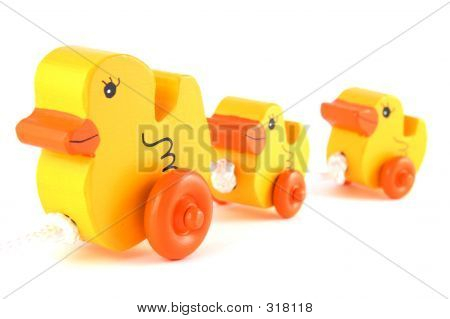 Træ gummi ænder