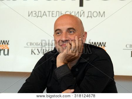 Barnaul, Russia - September 11, 2016:writer Zakhar Prilepin At A Meeting With Siberian Readers