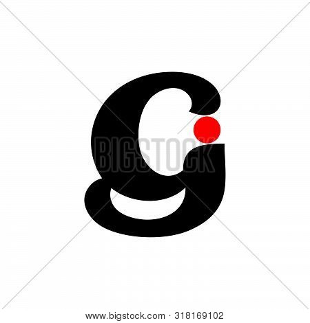 Letter Cj Symbol Linked Curves Logo Vector