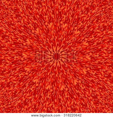 Dynamic Abstract Round Tile Triangle Mosaic Background - Colorful Psychedelic Polygonal Hypnotic Vec