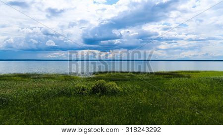 Plescheevo-lake In Pereslavl-zalessky. Picturesque Landscape View. Russia