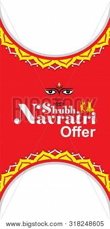 Indian Religion Navratri Festival Or Durga Puja Festival Sale
