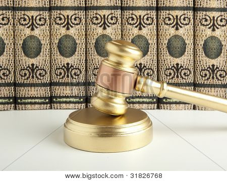 Golden gavel