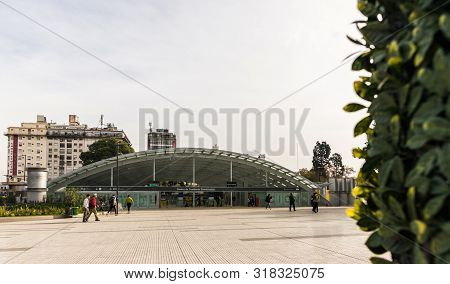 Buenos Aires, Argentina - June 22, 2017: New Terminal At Constitucion Station