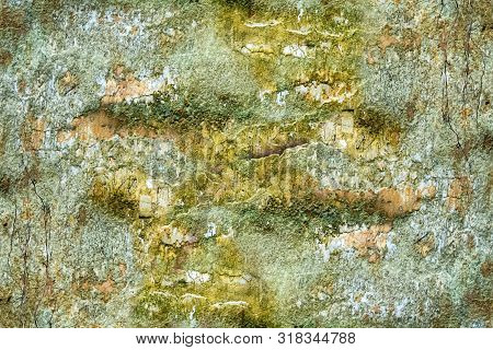 Vintage Style, Painted Wall Texture, Large Concrete Wall Background, Stone, Red, Garage Wall, House 
