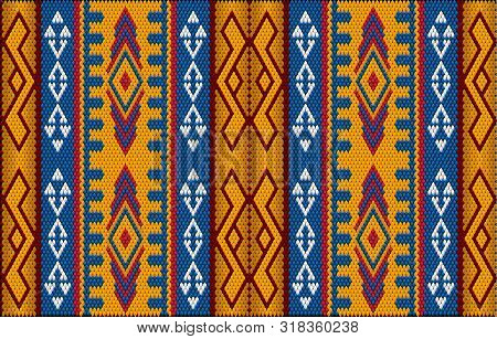 The Traditional Ornament Of The Inhabitants Of The East, The Arab World, In Which Rich Colors Attrac