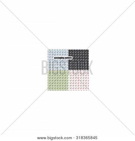 Illustration Consisting Of A Pattern In The Form Of A Packaging Film With A Pattern