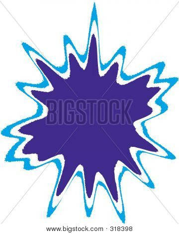 Blauwe verf