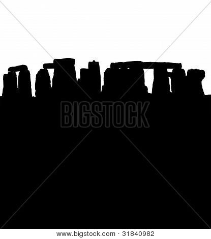 Stonehenge silhuet