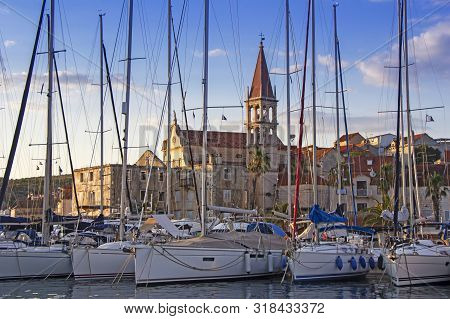View Of Beautiful Milna Port On Sunny Summer Day, Brac Island, Croatia