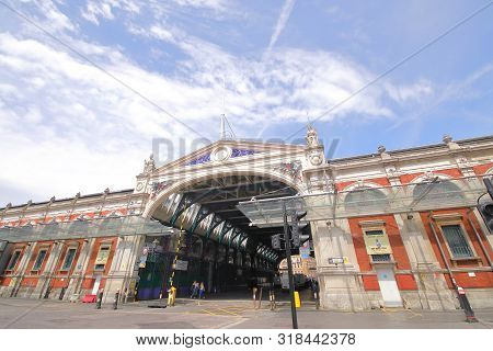 London England - June 2, 2019: Smithfield Wholesale Market London Uk