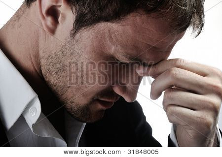 Homme désespéré
