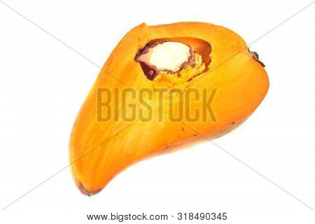 Egg Fruit Is The Common Name Of This Fruit Isolate On White