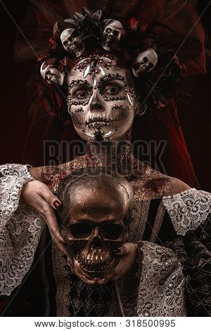 Halloween Girl In A Death Costume