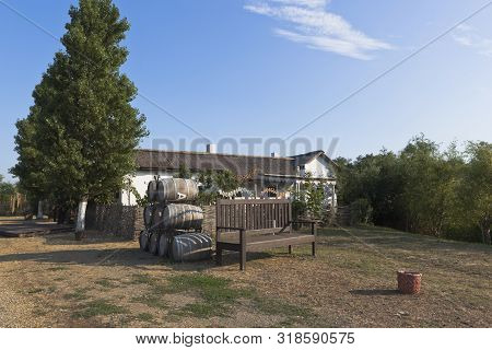 Winemaker's House In The Ethnographic Complex Ataman. The Village Of Taman, Temryuk District Of The 