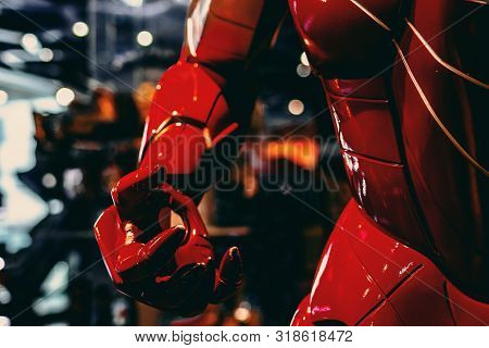 Moscow, Russia - June 5, 2019: Marvel Toy Store In Moscow.