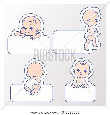 Baby Logo Template For Diaper, Wet Wipes, Soap.