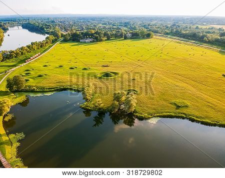 Jasenovac, Croatia - July 14, 2019. Area Of Museum And Monument Of Holocaust