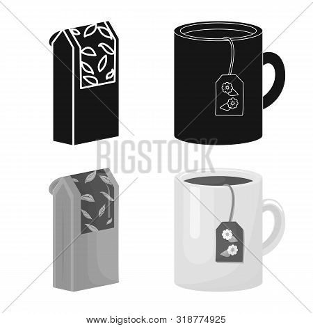 Vector Design Of Healthy And Floral Logo. Set Of Healthy And Gradient Vector Icon For Stock.