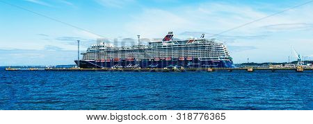 Tallinn / Estonia - August 02, 2019: Cruise Ship Mein Schiff 1 Of The Tui Cruises Fleet Docked In Va
