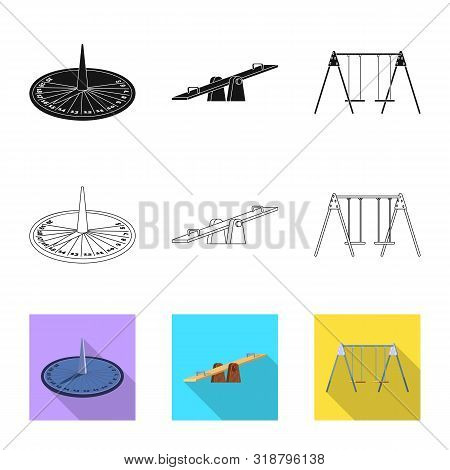 Vector Illustration Of Urban And Street Symbol. Set Of Urban And Relaxation Stock Vector Illustratio