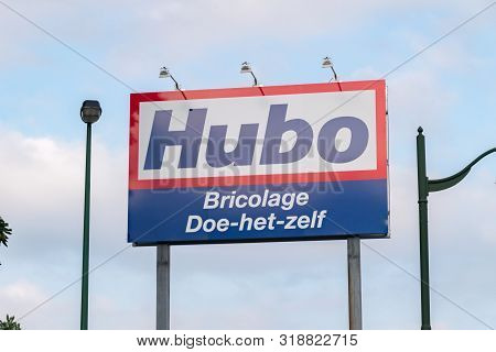 Brussels, Belgium - June 5, 2019: Logo And Sign Of Hubo. Hubo Is A Belgian Hardware Store-chain.
