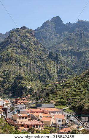 View The Pass Boca Da Encumeada On Madeira Island. Portugal
