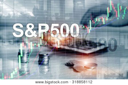 American Stock Market Index S P 500 - Spx. Financial Trading Business Concept.