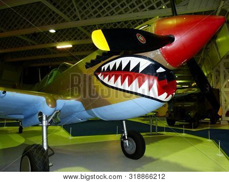 Royal Air Force (raf) Museum / Hendon, London, Uk - June 29, 2014: Real Historic Aircraft From All O