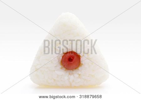 Onigiri, Japanese Food, Japanese Rice Ball With Umeboshi