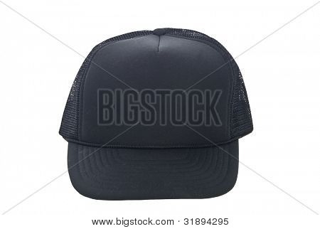  sort baseball hat isoleret på hvid
