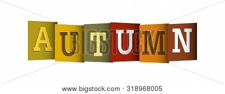 Banes A Color That Says Autumn. Autumn Colors. Banner For Design