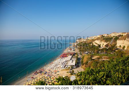 Tropea Beach From Above, Italy, Kalabria, Ocean