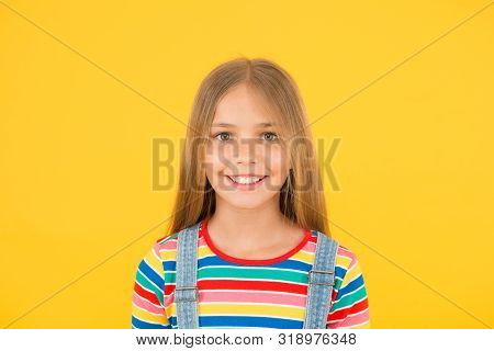 Happy Childhood. Universal Childrens Day. Child Care. Brilliant Smile. Child Happy Cheerful Face. Gi