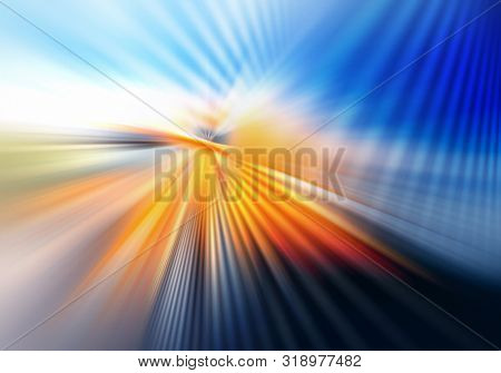 abstract colourful background with sun light and crossed lines of light spectrum spreading in different directions