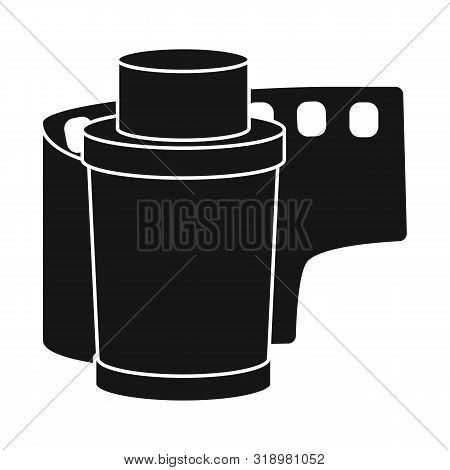 Vector Design Of Roll And Camera Sign. Collection Of Roll And Projection Vector Icon For Stock.