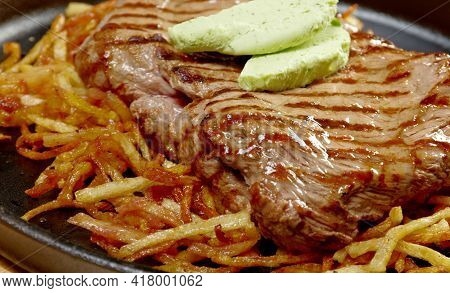 File Oswaldo Aranha - Traditional Brazilian Dish Consisting Of A Beefsteak