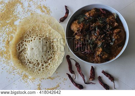 Hoppers Made With Foxtail Millets. An Experimental Version Of A Popular Kerala Dish Called Appam Ser