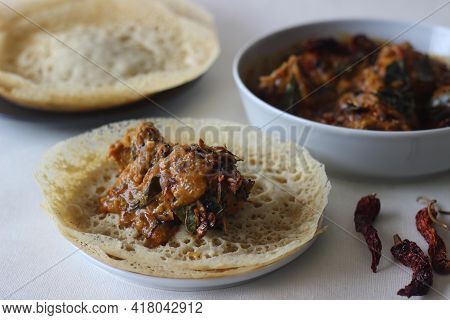 Hoppers Made With Foxtail Millets. An Experimental Version Of A Popular Kerala Dish Called Appam Ser
