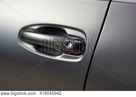 Installation Of A Protective Paint And Varnish Matte Film On The Car. The Ppf Polyurethane Film Prot