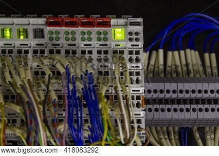 Terminal Of Control . Control Panel Assembly With Wire And Terminal Box, Ground Terminal,personal Ea