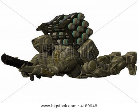 ドローン警察官 - 3 D 図