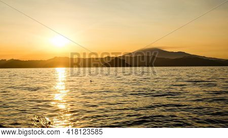 Sunset On The Lake, Jatigede, Sumedang, West Java,indonesia